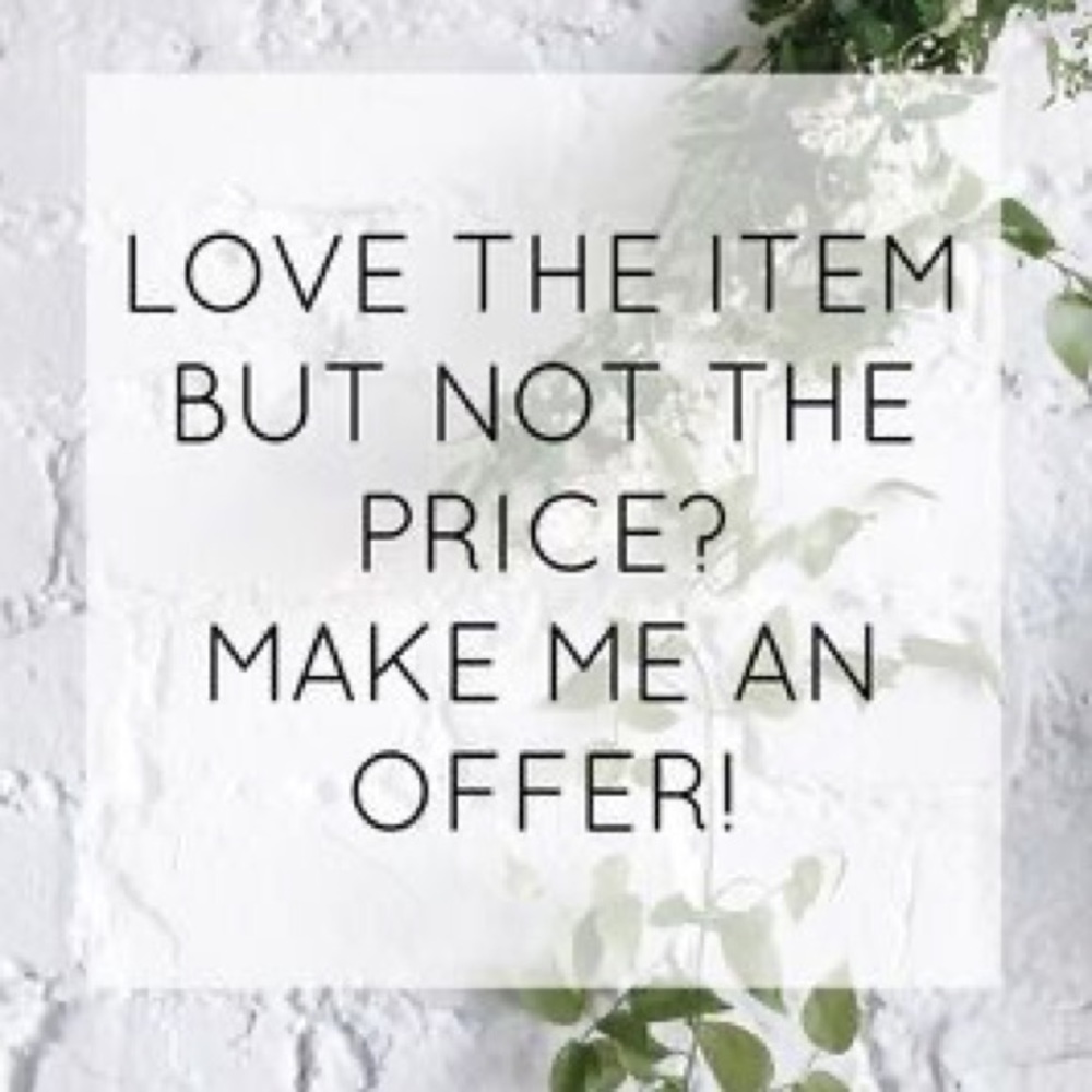 Please feel free to make offers on any items you like!